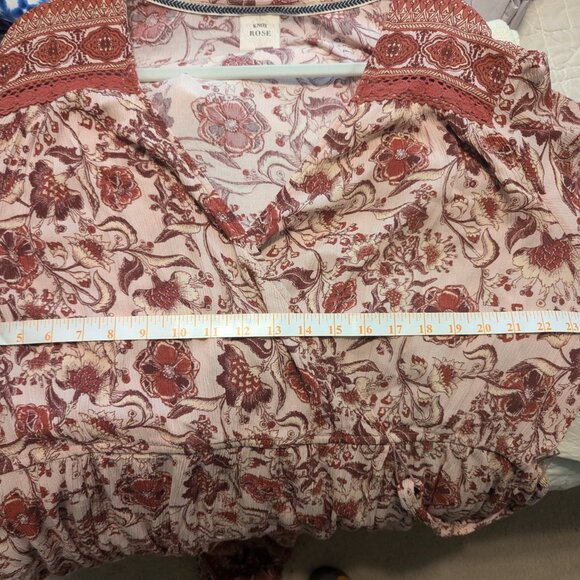 Knox Rose wrap style maxi dress size 2x - Picture 9 of 11